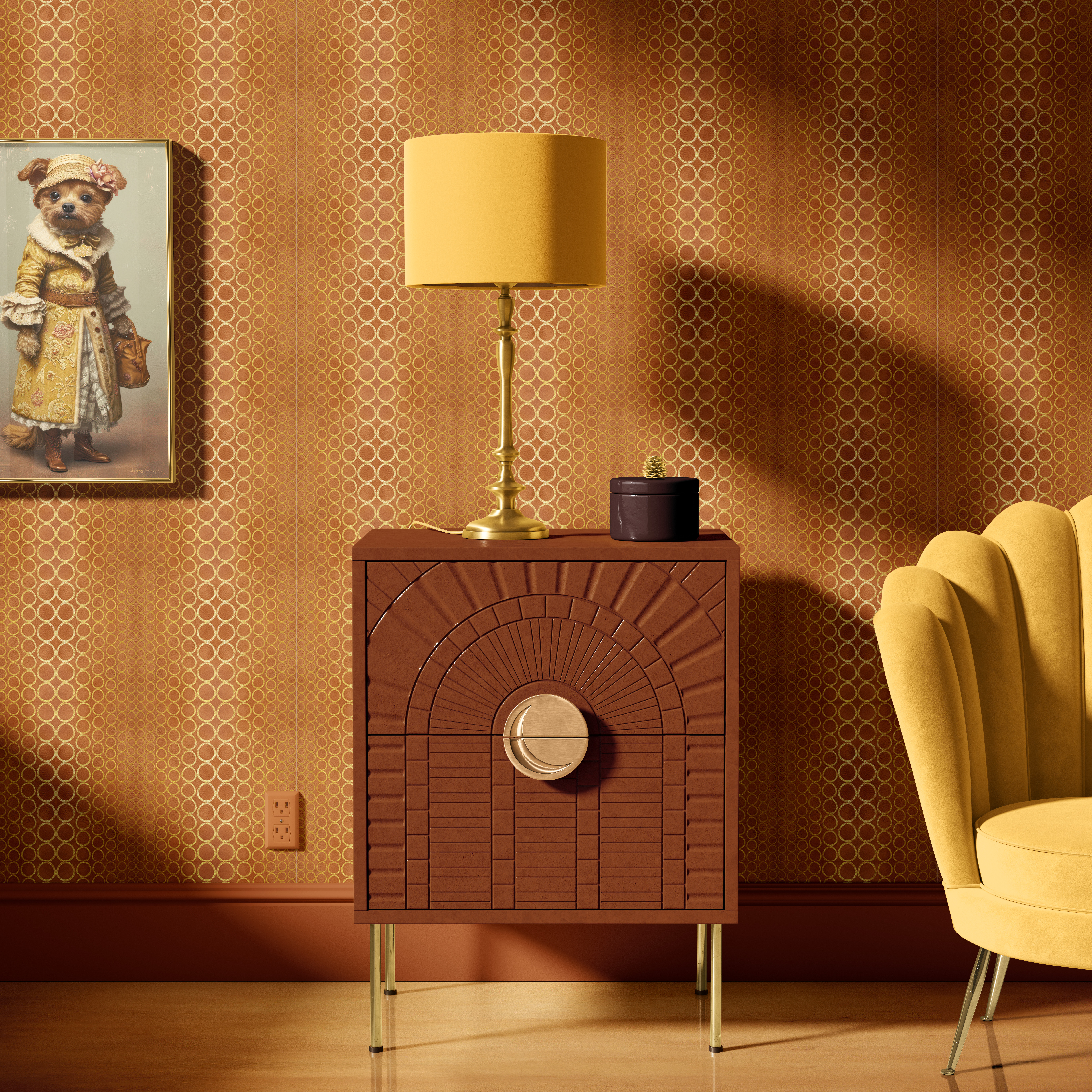 Halo Boulevard Gold Nubuck - Image 3