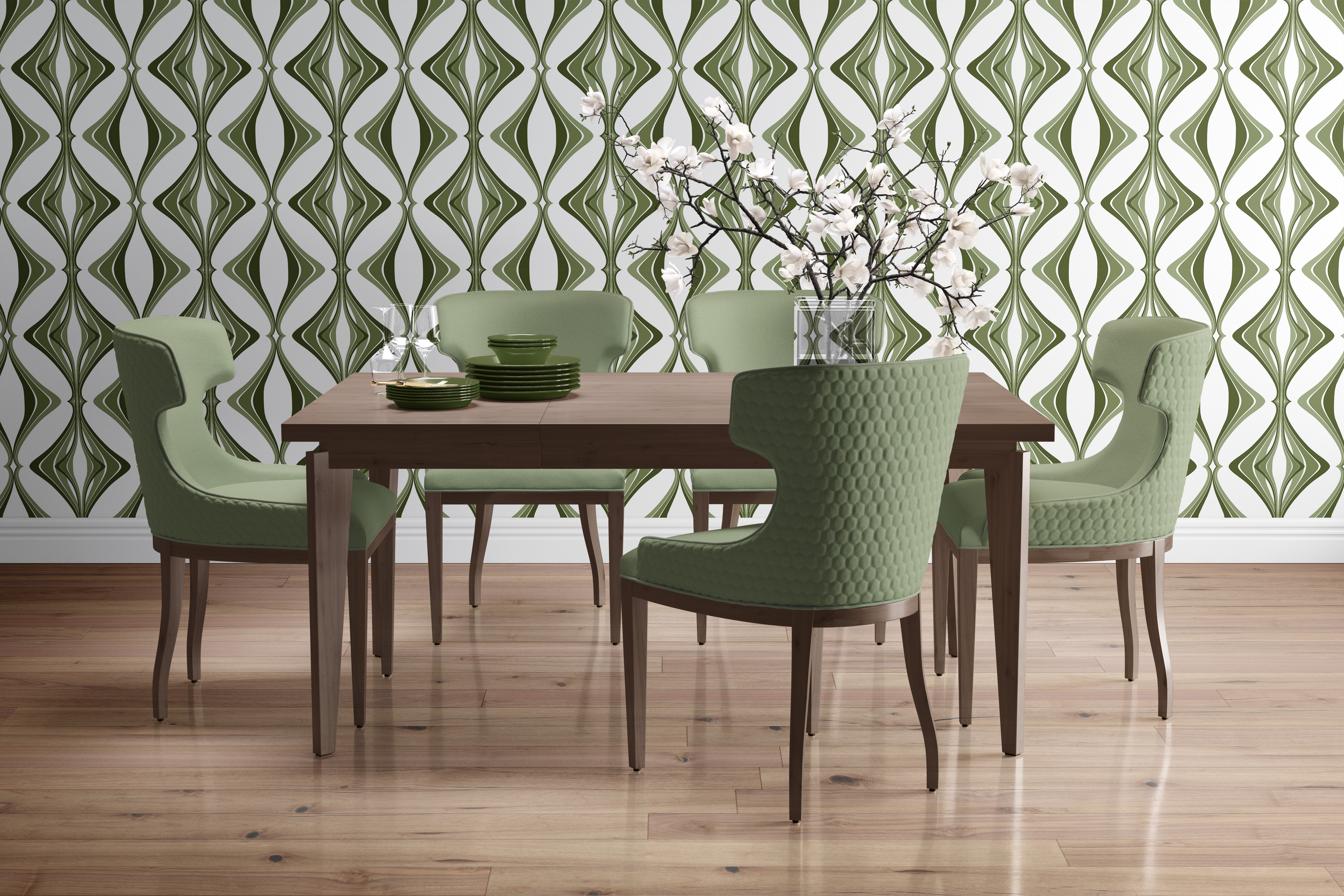 Hourglass Forest Greens - Image 3