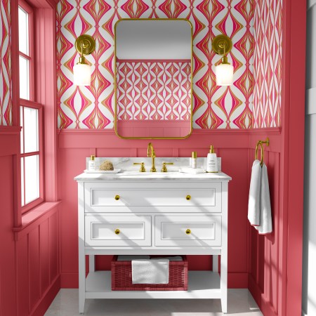 Hourglass Salmon Gold