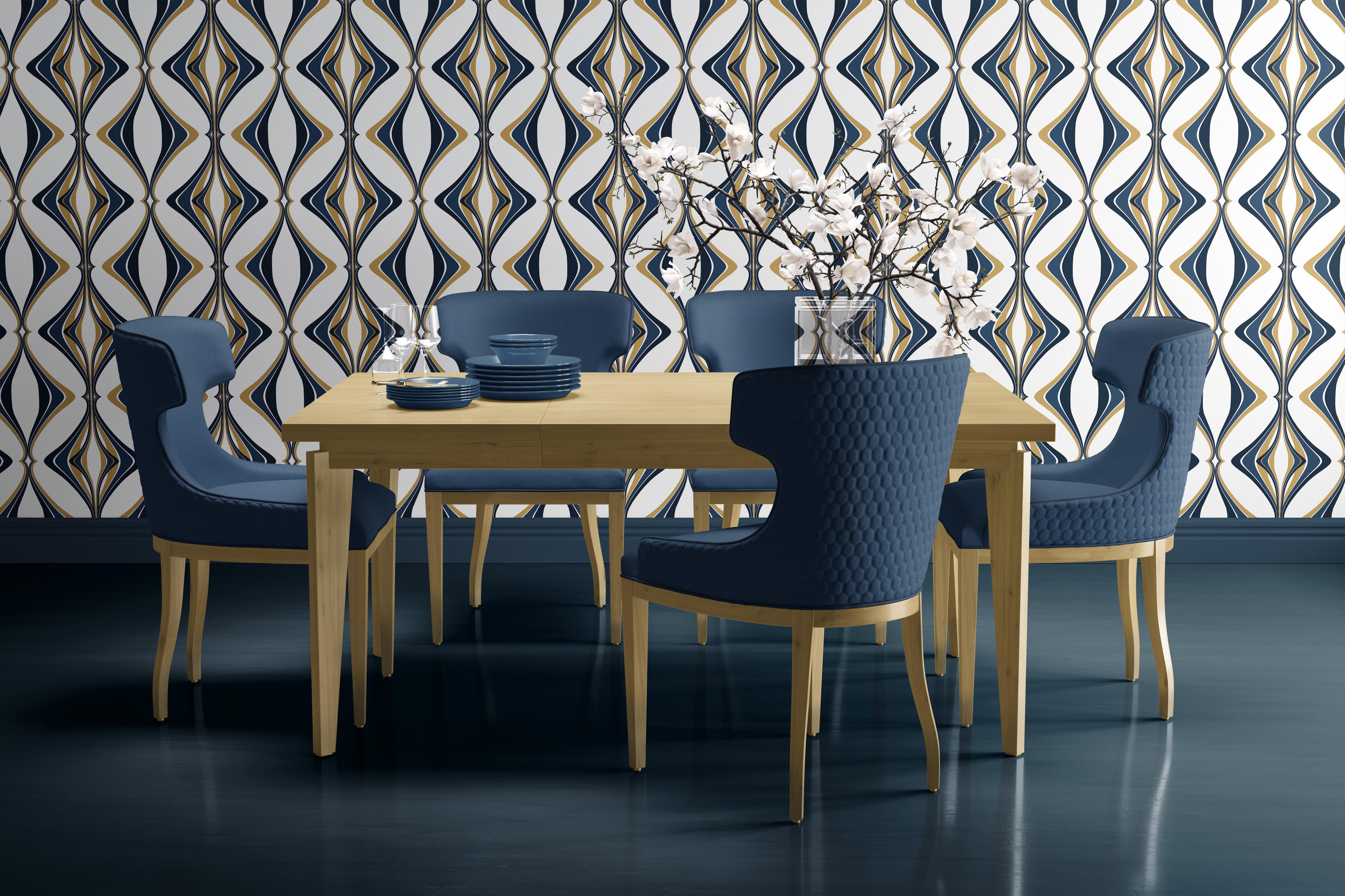 Hourglass Teal Gold - Image 2